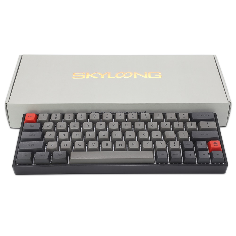 SK64S 64Key RGB Backlit Mechanical Gaming Keyboard NKRO bluetooth5.1 Type-C Dual-Mode PBT Keycap Gateron Optical Switch Keyboard